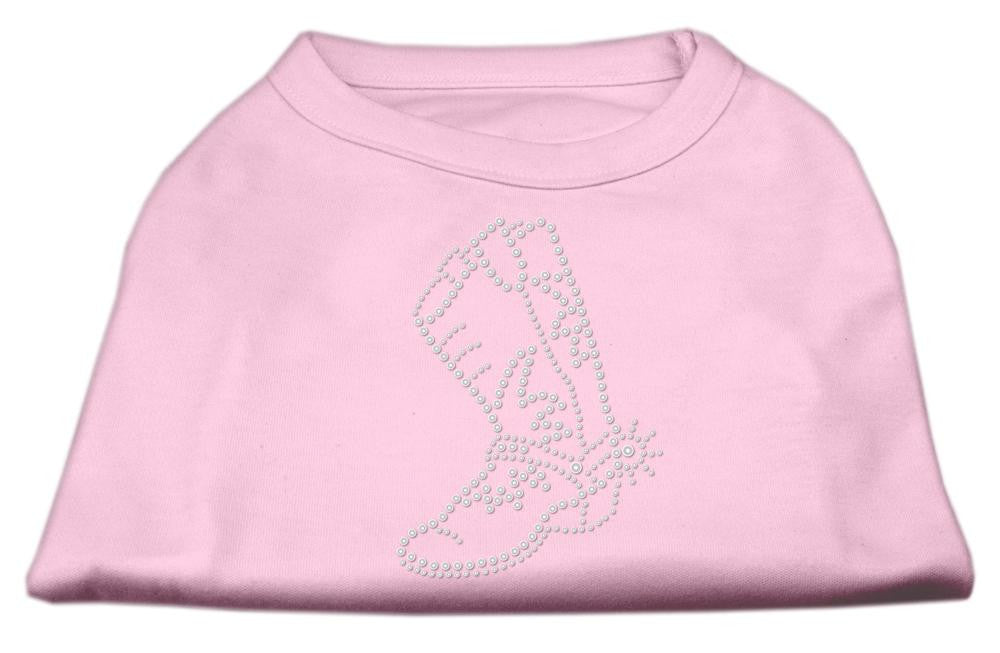 Rhinestone Boot Shirts Light Pink L (14)