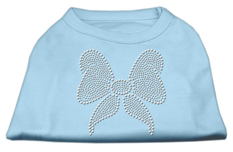 Rhinestone Bow Shirts Baby Blue XL (16)