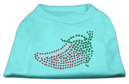 Rhinestone Chili Pepper Shirts Aqua XS (8)