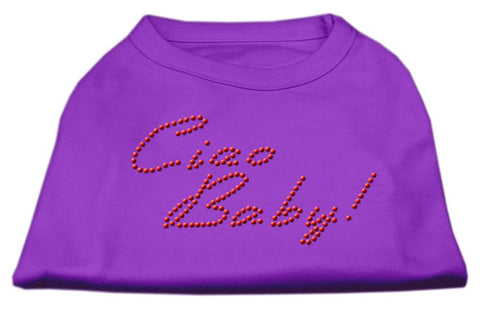 Ciao Baby Rhinestone Shirts Purple XS (8)