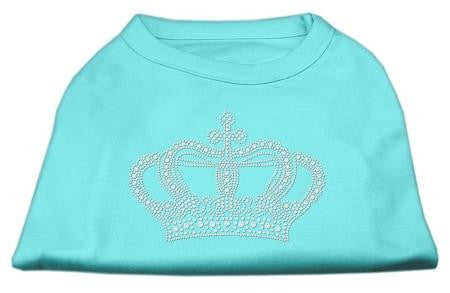 Rhinestone Crown Shirts Aqua M (12)