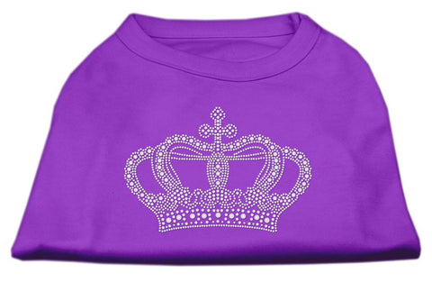 Rhinestone Crown Shirts Purple M (12)