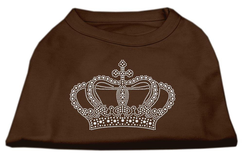 Rhinestone Crown Shirts Brown XL (16)