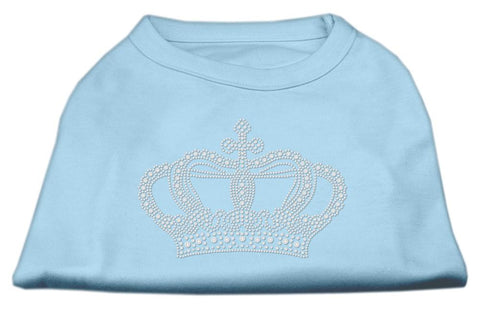 Rhinestone Crown Shirts Baby Blue XS (8)