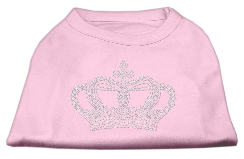 Rhinestone Crown Shirts Light Pink XS (8)