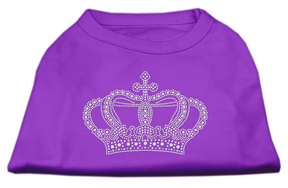 Rhinestone Crown Shirts Purple XXXL (20)