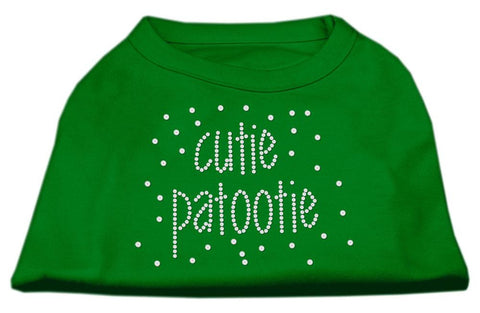 Cutie Patootie Rhinestone Shirts Emerald Green XXL (18)