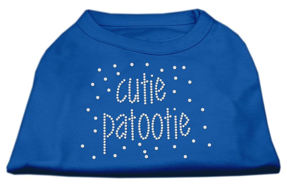 Cutie Patootie Rhinestone Shirts Blue XXXL (20)