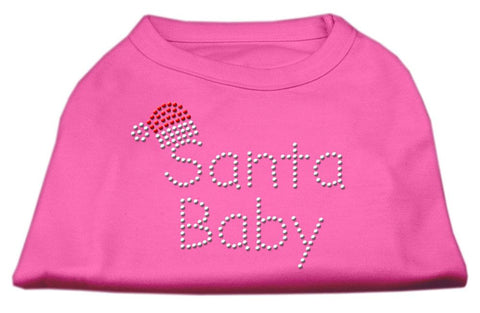 Santa Baby Rhinestone Shirts  Bright Pink XXL (18)