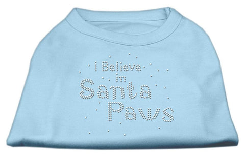 I Believe in Santa Paws Shirt Baby Blue M (12)