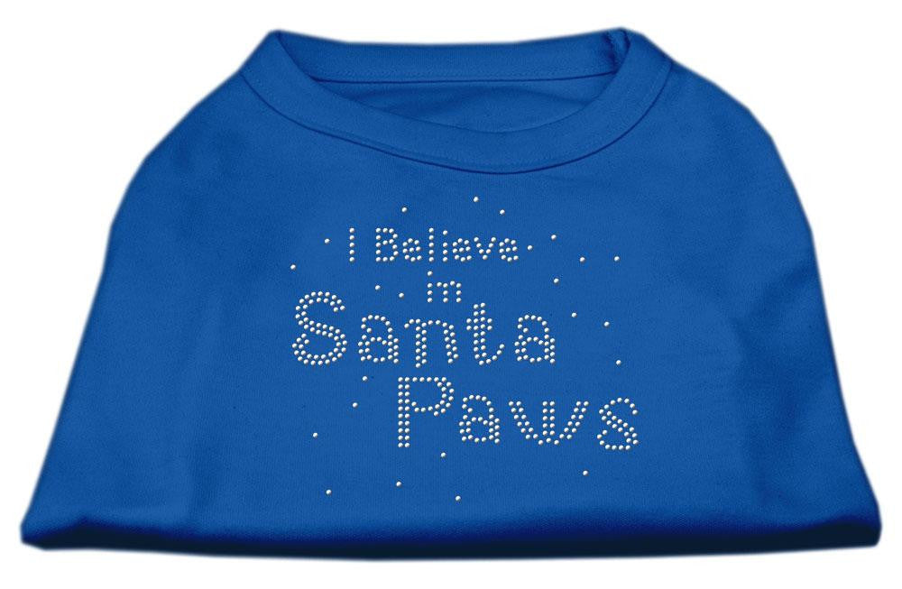 I Believe in Santa Paws Shirt Blue XL (16)