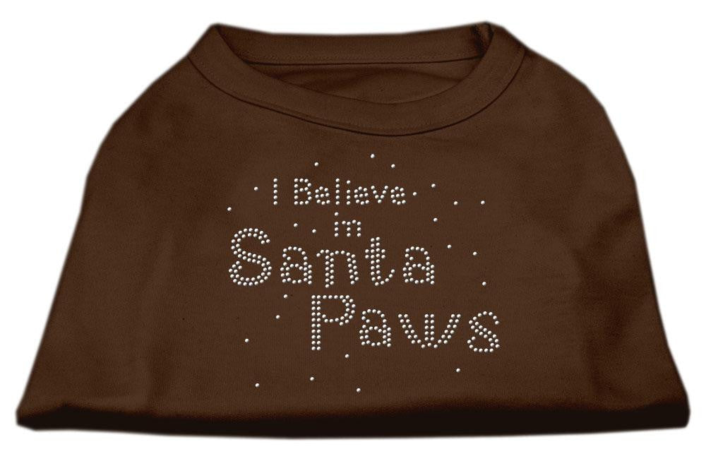 I Believe in Santa Paws Shirt Brown XL (16)