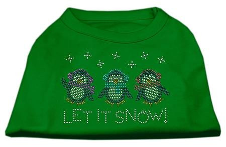 Let It Snow Penguins Rhinestone Shirt