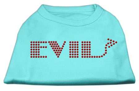 Evil Rhinestone Shirts Aqua XXL (18)