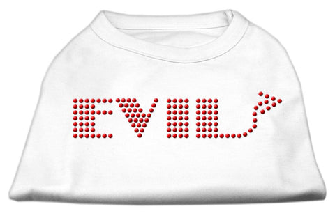 Evil Rhinestone Shirts White XXXL(20)