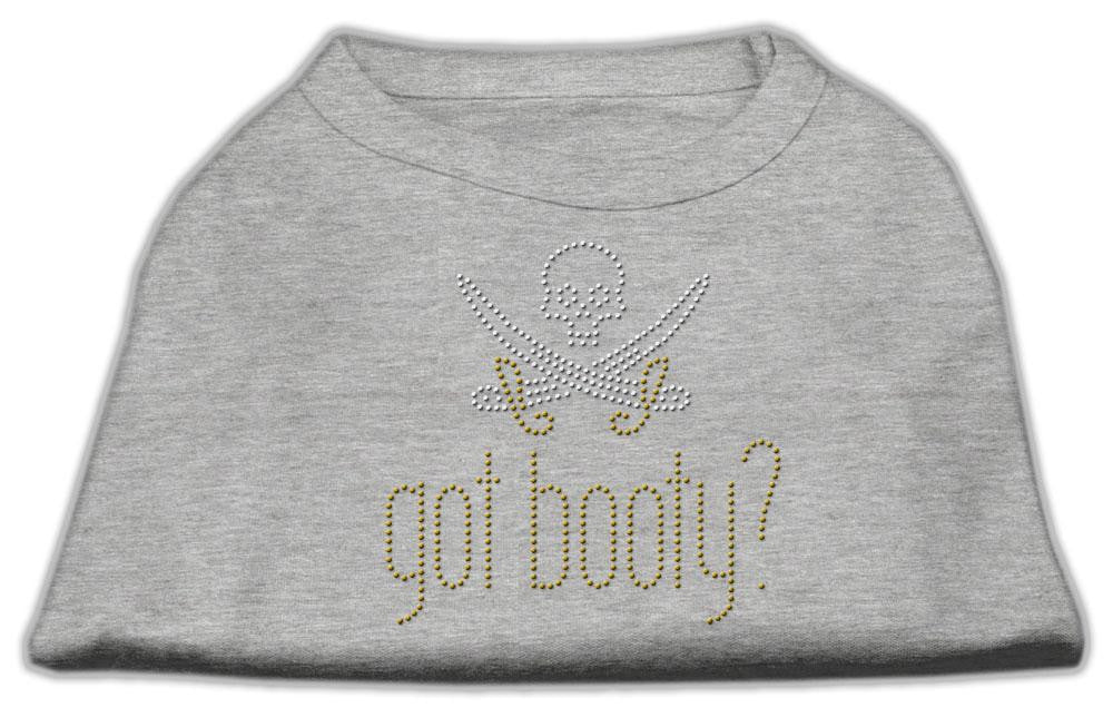 Got Booty? Rhinestone Shirts Grey L (14)