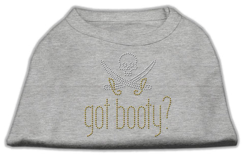 Got Booty? Rhinestone Shirts Grey L (14)