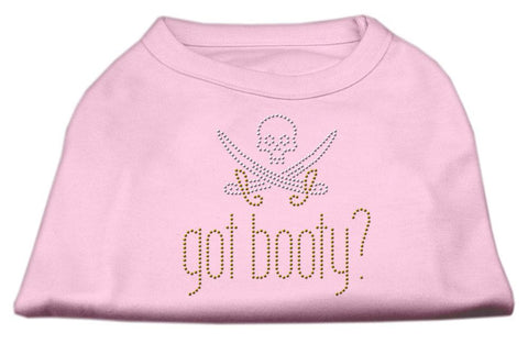 Got Booty? Rhinestone Shirts Light Pink L (14)