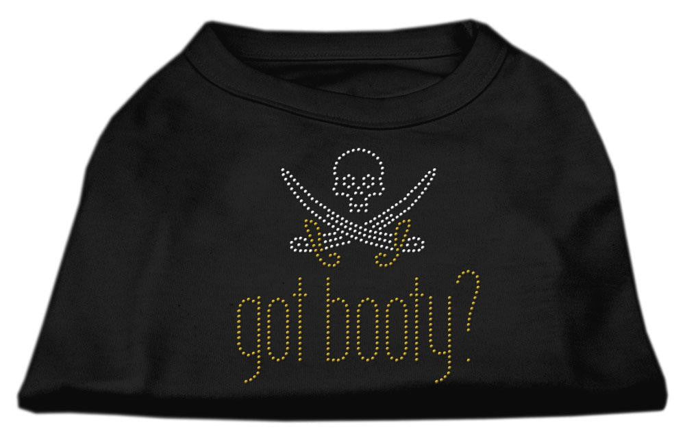 Got Booty? Rhinestone Shirts Black M (12)