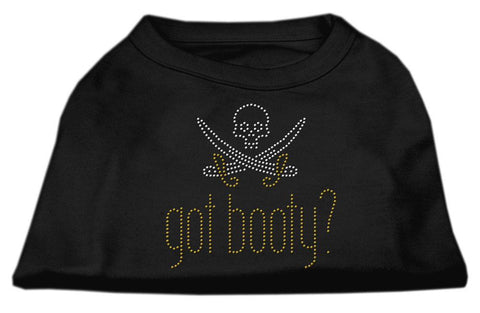 Got Booty? Rhinestone Shirts Black S (10)