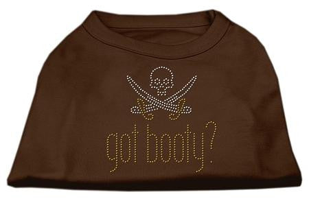 Got Booty? Rhinestone Shirts Brown Sm (10)