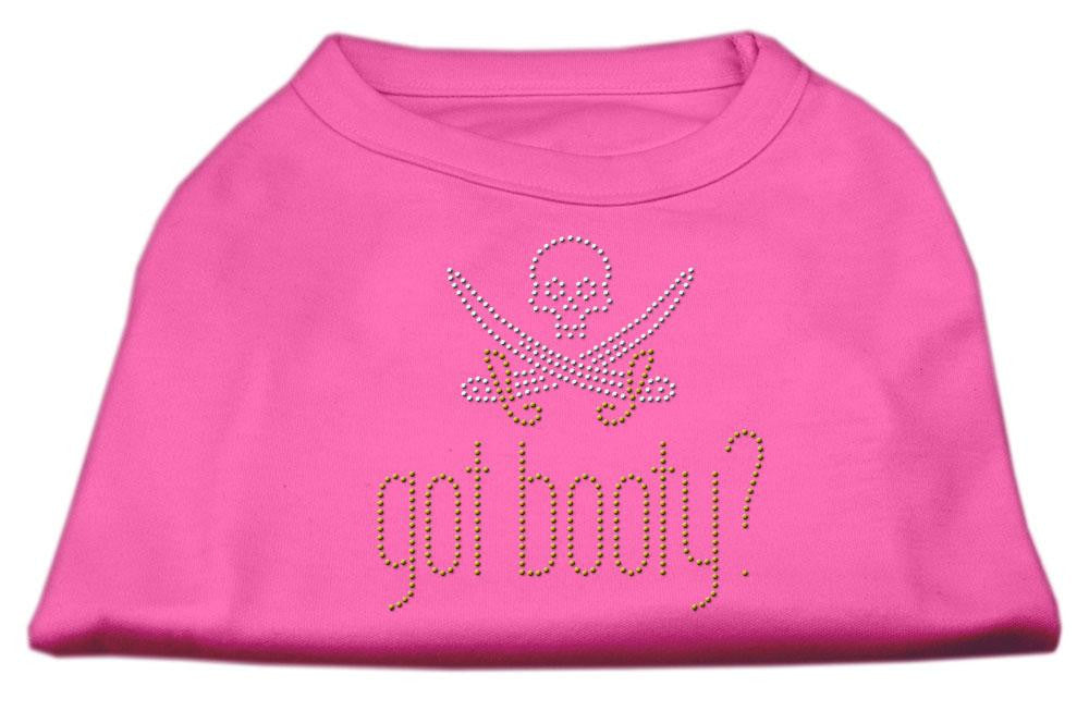 Got Booty? Rhinestone Shirts Bright Pink XS (8)