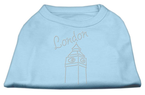 London Rhinestone Shirts Baby Blue L (14)