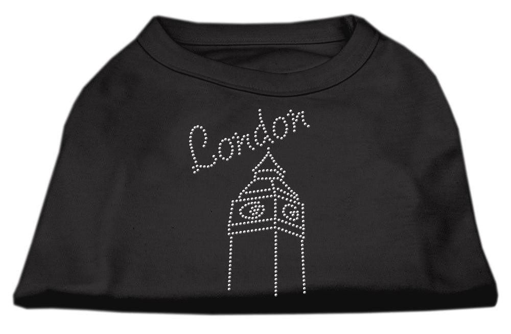 London Rhinestone Shirts Black XS (8)