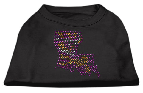 Louisiana Rhinestone Shirts Black L (14)