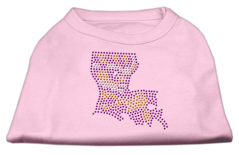 Louisiana Rhinestone Shirts Light Pink L (14)