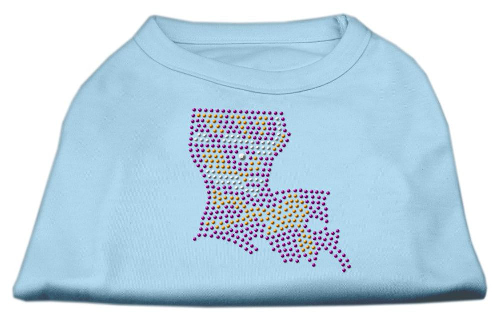 Louisiana Rhinestone Shirts Baby Blue XS (8)