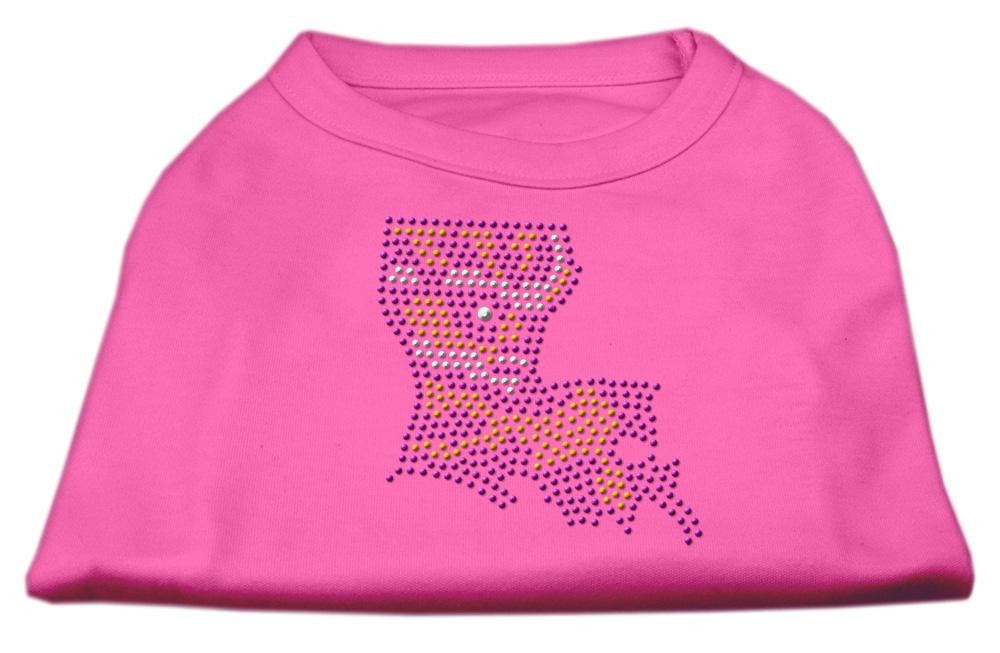 Louisiana Rhinestone Shirts Bright Pink XS (8)