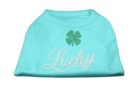 Lucky Rhinestone Shirts Aqua M (12)