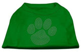 Clear Rhinestone Paw Shirts