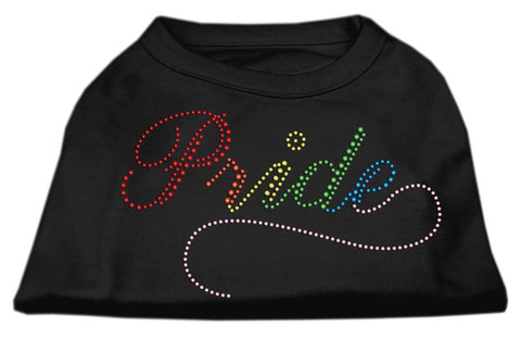 Rainbow Pride Rhinestone Shirts Black XXXL(20)