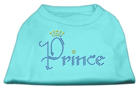 Prince Rhinestone Shirts Aqua XS (8)