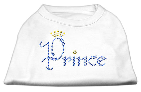 Prince Rhinestone Shirts White XXL (18)