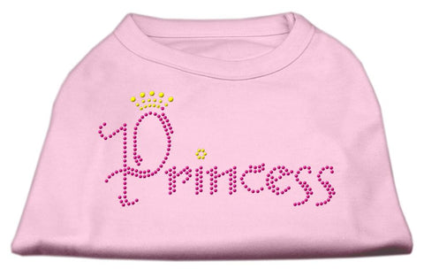 Princess Rhinestone Shirts Light Pink L (14)