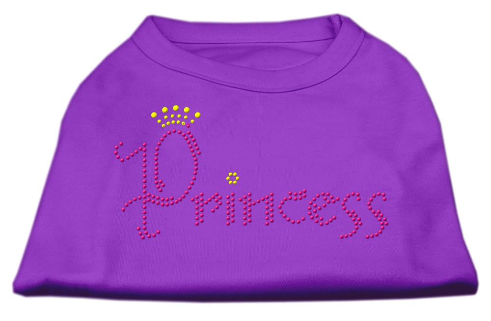 Princess Rhinestone Shirts Purple L (14)