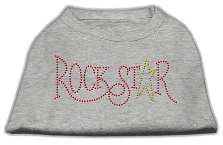 RockStar Rhinestone Shirts Grey M (12)