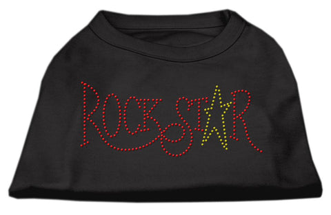 RockStar Rhinestone Shirts Black S (10)