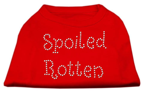 Spoiled Rotten Rhinestone Shirts Red XXL (18)