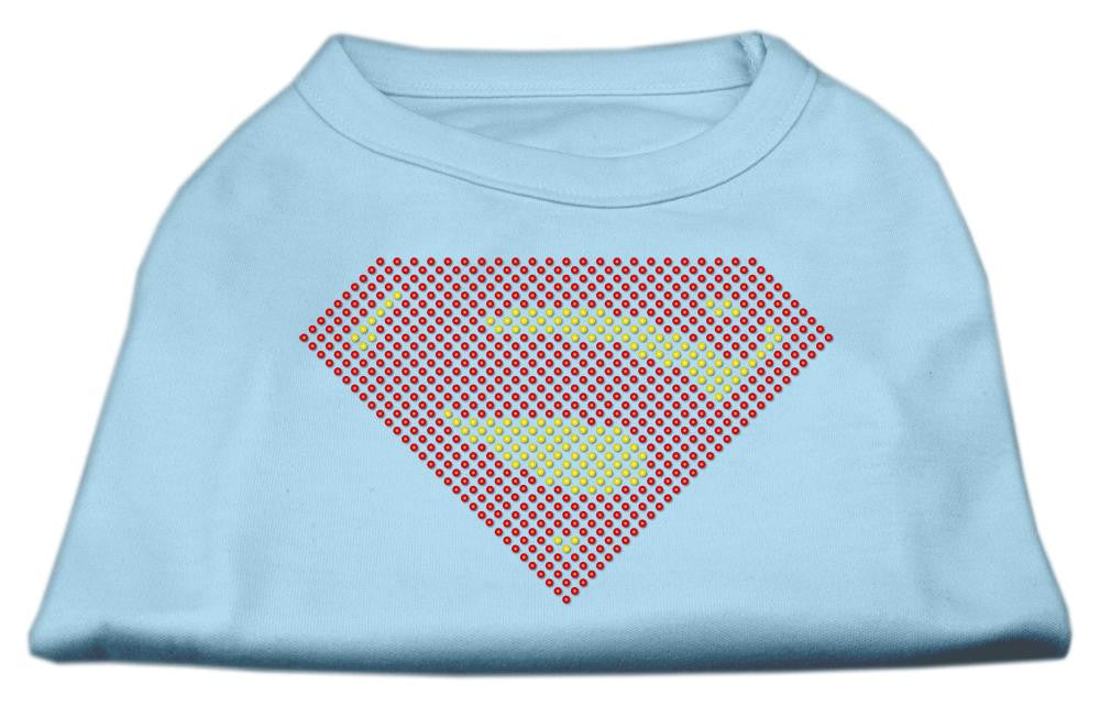 Super! Rhinestone Shirts Baby Blue XS (8)