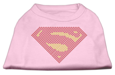 Super! Rhinestone Shirts Light Pink XS (8)