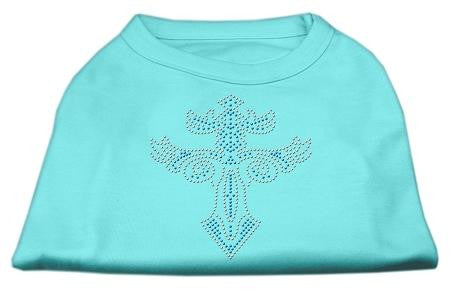 Warrior's Cross Studded Shirt Aqua M (12)