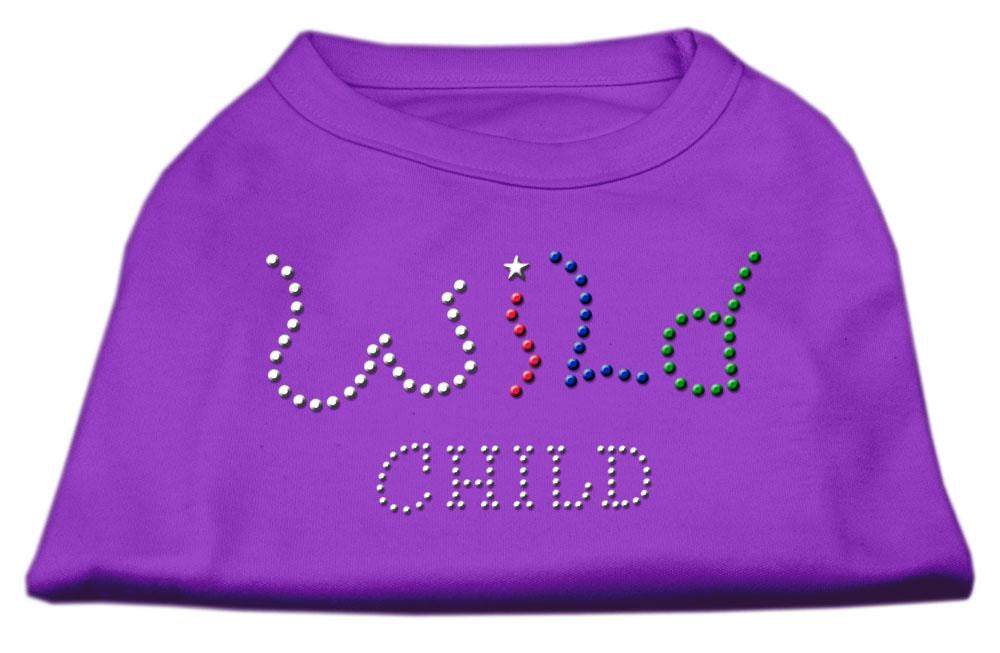 Wild Child Rhinestone Shirts Purple M (12)