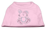 Bunny Rhinestone Dog Shirt