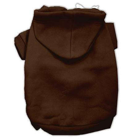 Blank Hoodies Brown Size L (14)