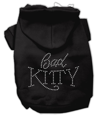 Bad Kitty Rhinestud Hoodie Black S (10)