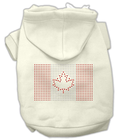 Canadian Flag Hoodies Cream XXL (18)